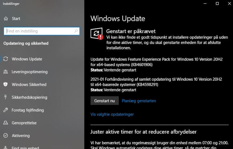 Microsoft update Windows 10 2004 maj.JPG